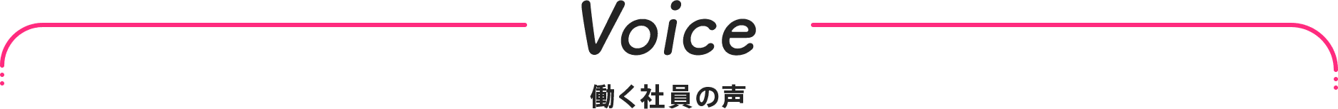 Voice 働く社員の声